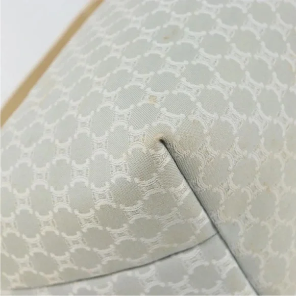 Celine Macadam Canvas handbag white silver - Picture 9 of 16